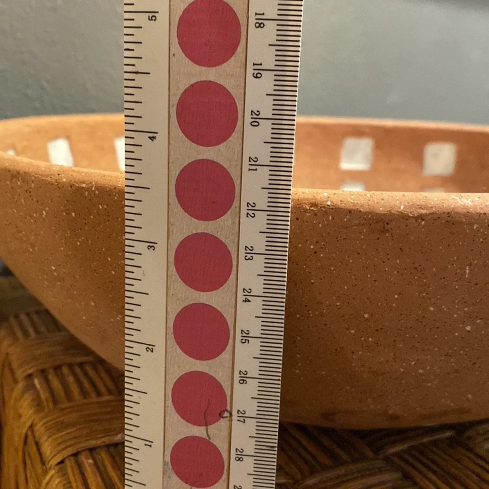 NWT PIER 1 Terracotta 12.5” Diameter Decorative Bowl